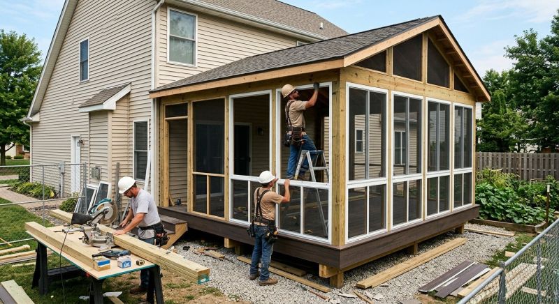 Screened In Porch Installation in Cincinnati, OH