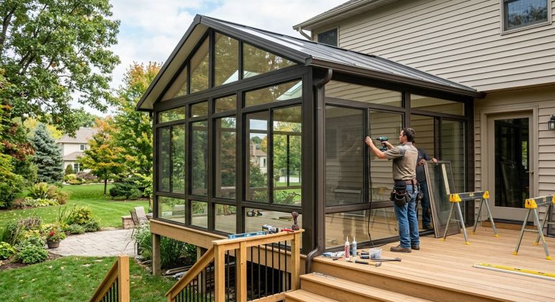 Three Season Room Installation in Charlotte, NC
